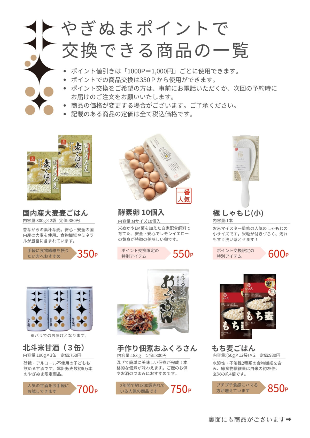 ポイント交換商品1