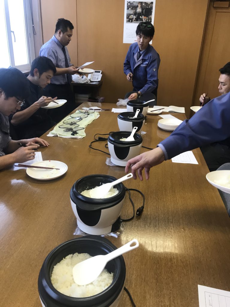 米の食味試験